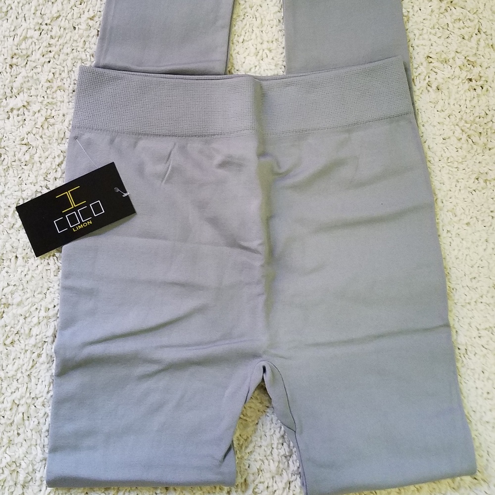 NWT FLEECE LINED LEGGINGS BY COCO